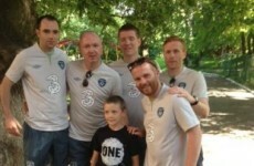 Irish supporters group donates to Ukraine orphanage during Eurofan trip