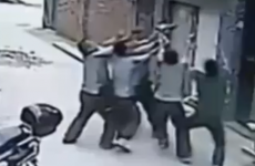 VIDEO: Passers-by catch toddler after she falls out 5th-floor window