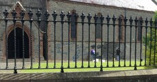 Anti-religious graffiti removed from a Celbridge church hours before funeral