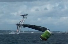 Crew members airlifted to hospital after 70ft boat capsizes off Dun Laoghaire