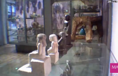 Ancient statue mysteriously starts spinning in museum