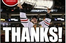 Toronto Sun has a good ol' gloat about Boston losing Stanley Cup