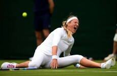 VIDEO: 2nd seed Azarenka out of Wimbledon after splits go horribly wrong