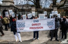 Asylum seekers protest over accommodation's 'expired food and rat infestation'