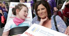 Special needs assistant cuts protest descends into FF heckles