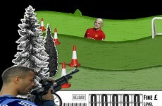 Easy target: take aim with Chelsea star in 'Cole of Duty' game