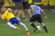 Here’s a GIF of Neymar’s spectacular dive from last night