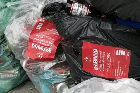 Illegal rubbish dumped in Dublin 