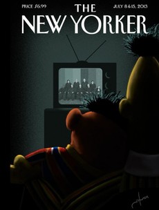 Aww: Bert and Ernie make the cover of The New Yorker in gay marriage celebration