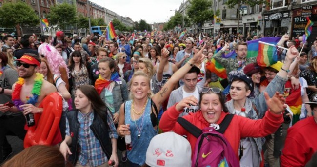Photos: Thousands take to the streets for Pride parade