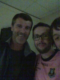 Roy Keane took in a League of Ireland game tonight