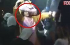 Andy Carroll gives it socks in a Vegas nightclub dressed as a chipmunk