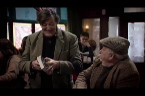 Stephen Fry appeared on Ros na Rún last week