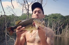 When it comes to fishing, Clint Dempsey doesn't mess about