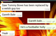 Cian Healy just burned his girlfriend real bad on Twitter