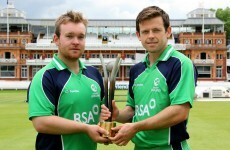 Irish cricketers take over Lord's... for a few minutes anyway