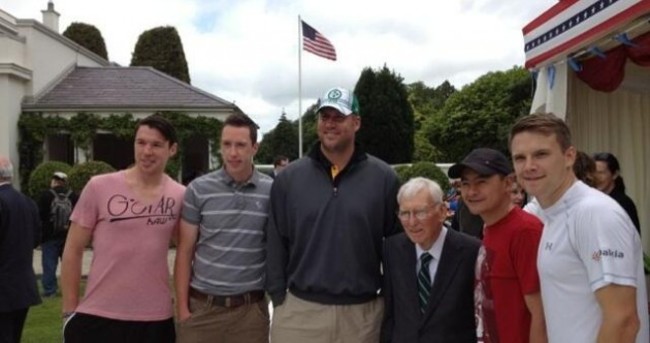 The Steelers' Ben Roethlisberger and Dan Rooney are in Ireland for July 4