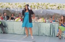 VIDEO: Gangsta-rapping bridesmaid spits some rhymes