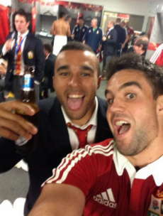 Champagne, James Bond and 'Las Vegas baby'! Victorious Lions party in style