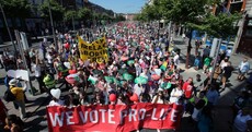 Thousands take to Dublin streets over proposed abortion legislation