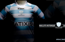 This is the Racing Metro jersey Jonny Sexton will be sporting next season