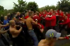 'Now, where are those females?' This Attenborough-narrated hooligan clash is perfect