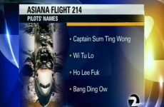 US TV station caught out by racist joke about plane crash pilots' names