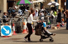 The world's media is waiting outside a London hospital for the Royal baby
