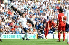 Liverpool new boy Aspas scores on his Reds debut
