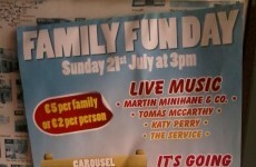 So, Katy Perry is playing in Ballinspittle this weekend