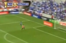 The worst piece of play we've seen in a while graced this Haiti v El Salvador game