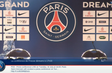 Edinson Cavani's PSG press conference looked like this for more than 2 hours