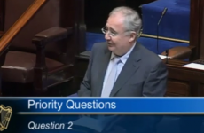 Video: Rabbitte admits Dáil speech on sinkholes is sending him to sleep