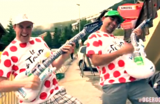 Is this the greatest music video ever recorded at the Tour de France?