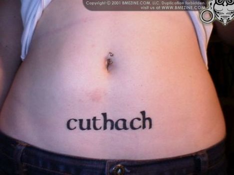 irish words tattoos