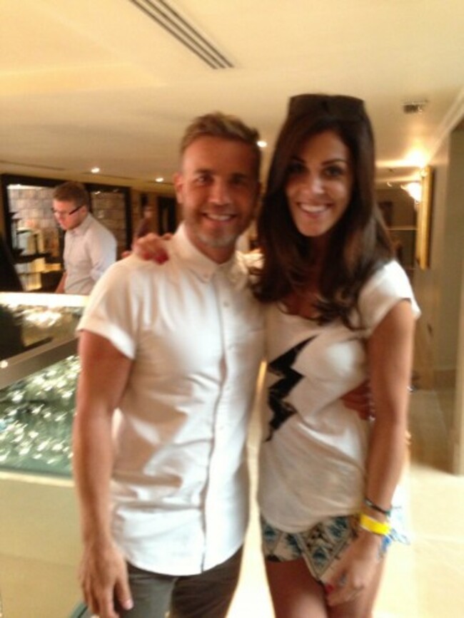 Xpose on TV3 Gary Barlow and Glenda Gilson