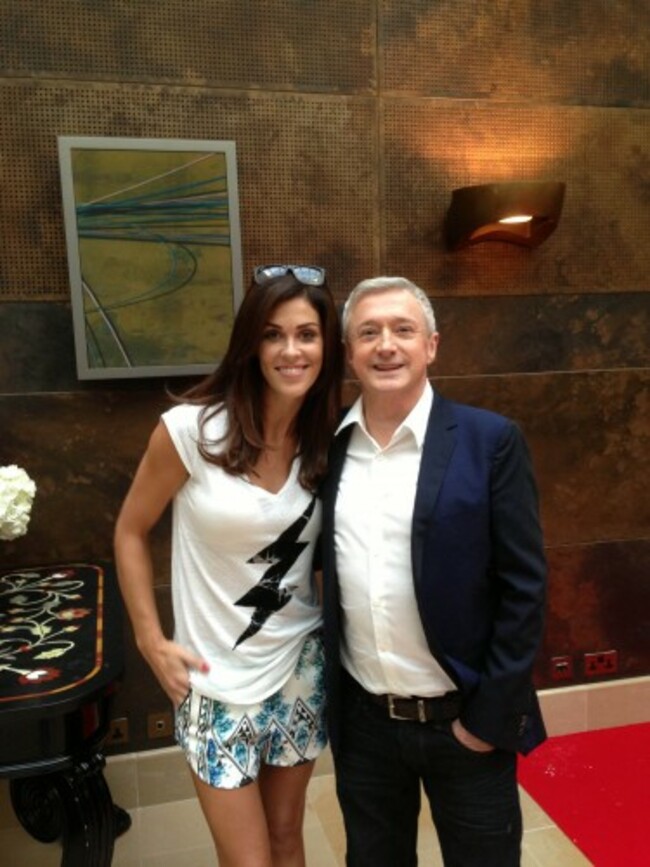 Xpose on TV3 Glenda Gilson and Louis Walsh