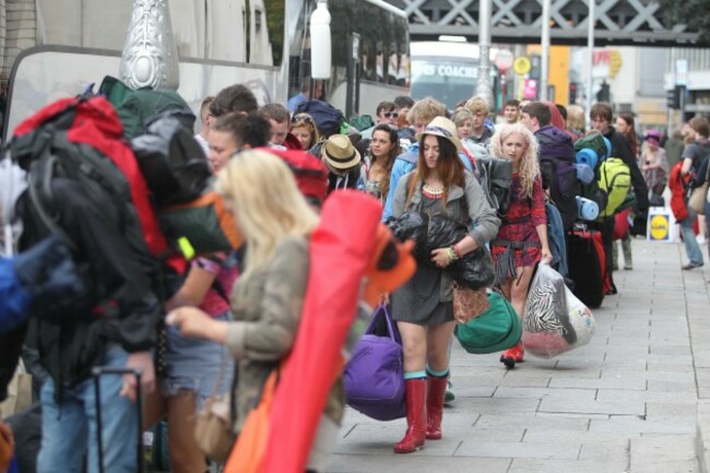Electric Picnic. Pictured People que u