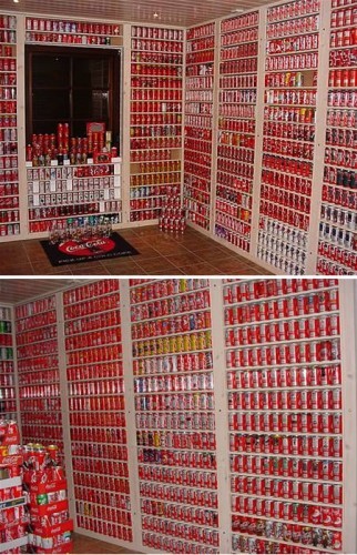 coke cans