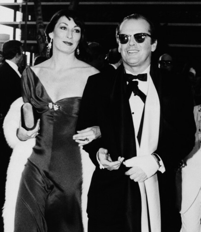 Anjelica Huston and Jack Nicholson