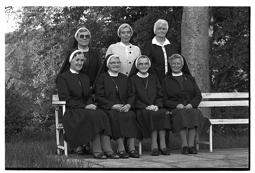 Nuns at family reunion