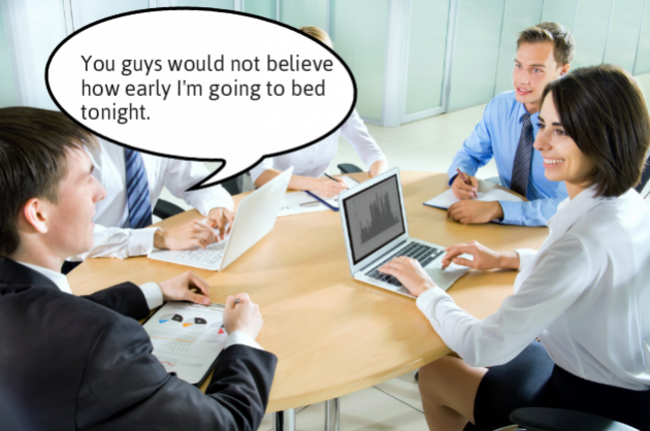 bed early
