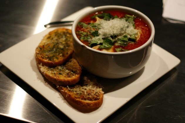 Tomato & Basil Soup with Tortellini
