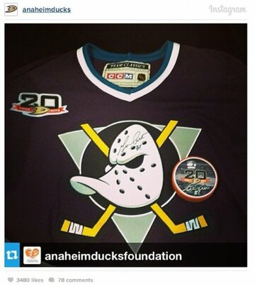 Hockey team to commemorate Mighty Ducks movies with three jerseys