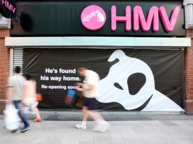 21/8/2013. HMV Shops to Reopen
