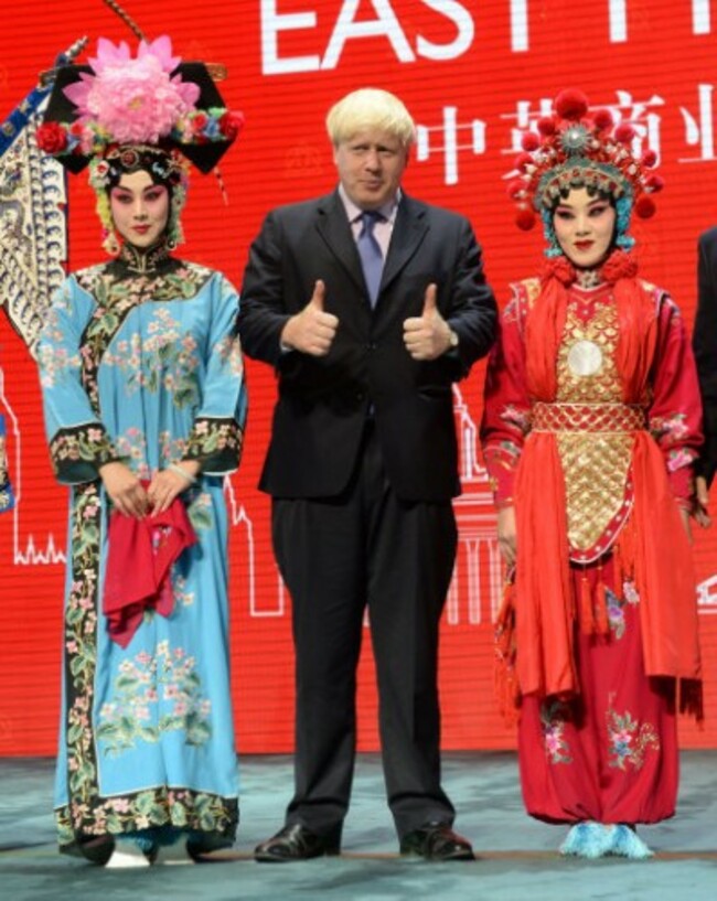 Boris Johnson visits China