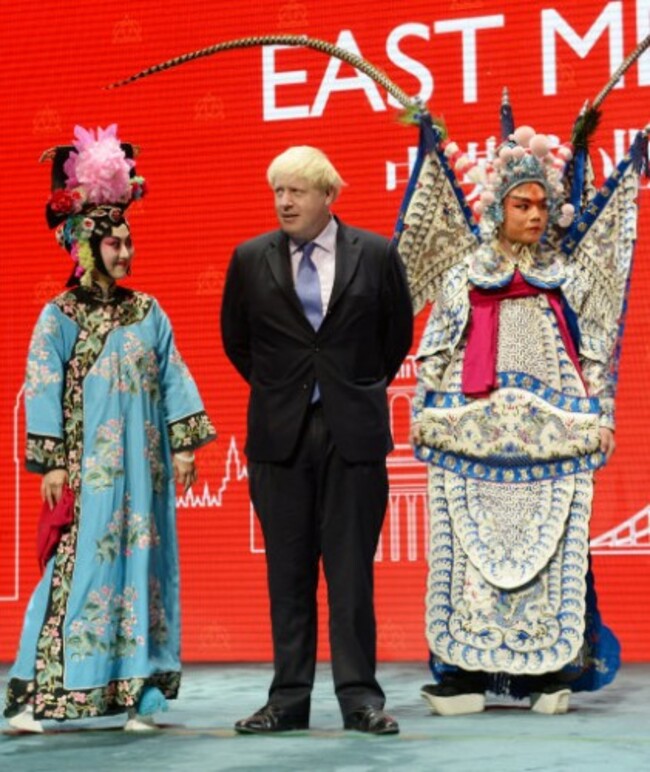 Boris Johnson visits China