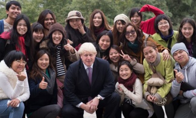 Boris Johnson visits China