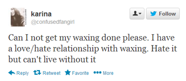 waxing