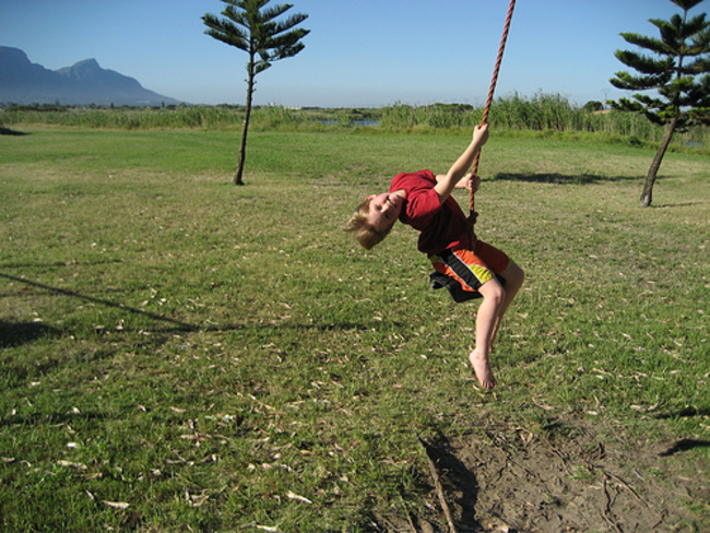 Joshua swinging